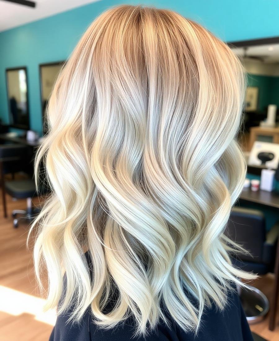 Αποτέλεσμα βαφής balayage